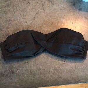 Black push up bikini top. No strap.